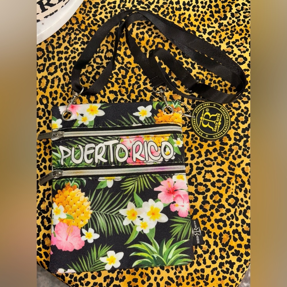 Puerto Rico Floral Crossbody Bag